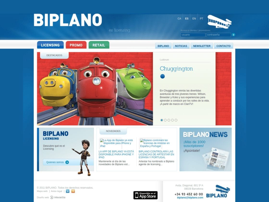 Biplano Licensing